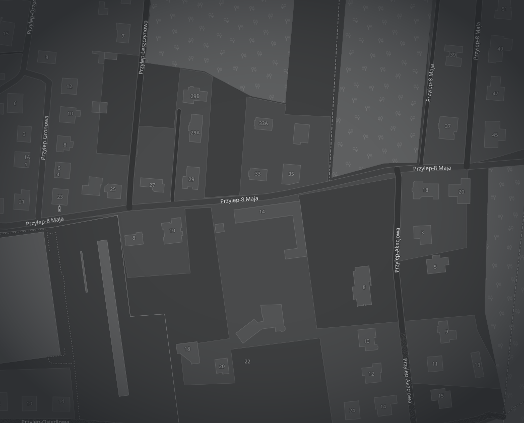Mapa siedziby: ul. Przylep-8 Maja 14, 66-015 Zielona Góra